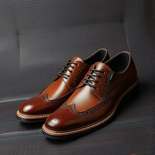 Extreme close-up of rich, full-grain Italian leather surface in dark tan, highlighting natural texture and subtle sheen, conveying premium material quality.